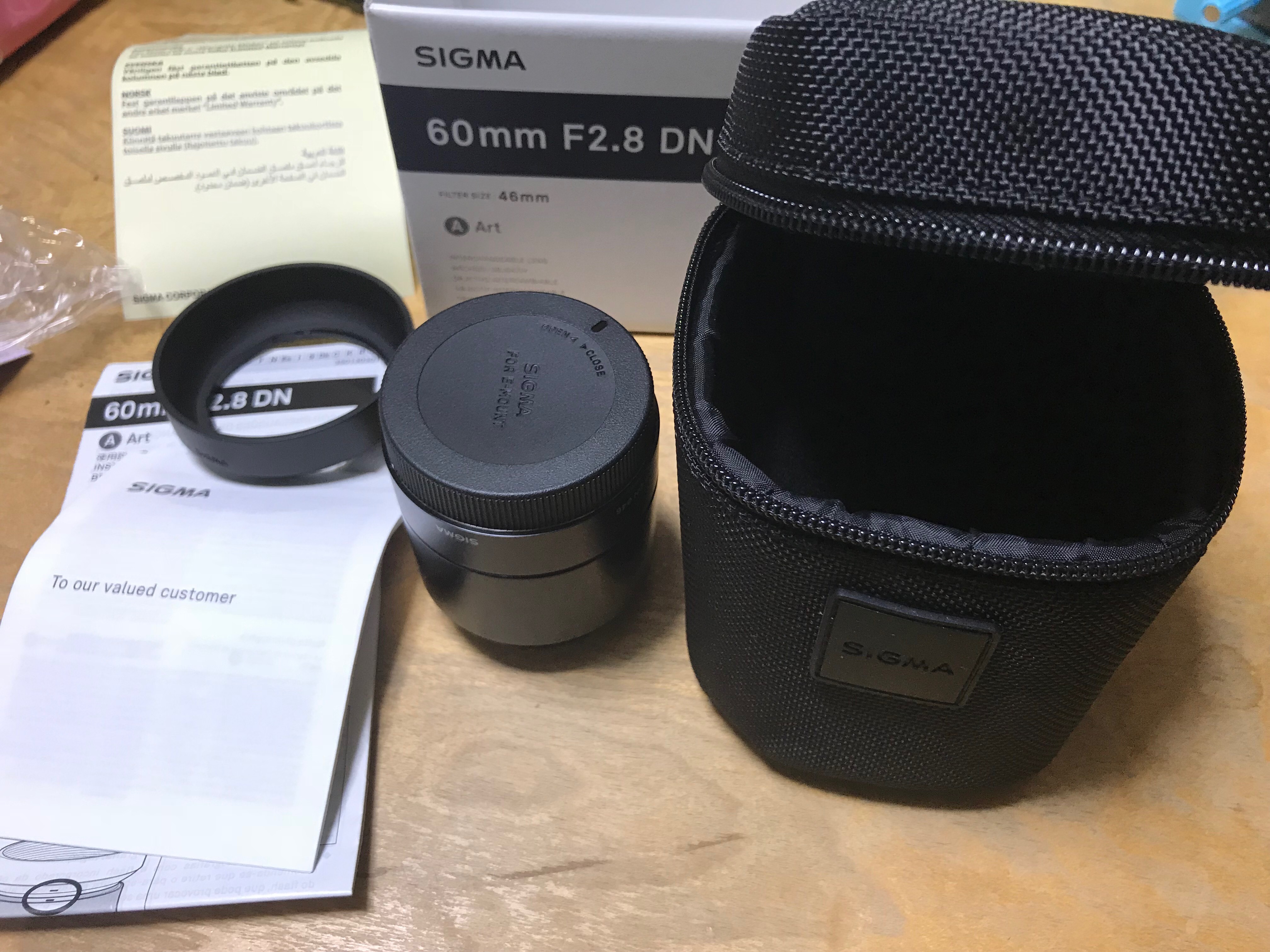 SIGMA 単焦点望遠レンズ Art 60mm F2.8 DN 購入 | HIDEKATSU